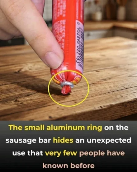 What the Small Aluminum Ring on Sausage Sticks Is Used For.. see more π