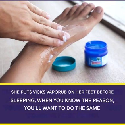 4 Benefits of Putting Vick Vaporub on Your Feet Before Bed Full article π π¬