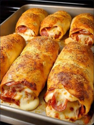 Pepperoni Cheese Rolls Recipe