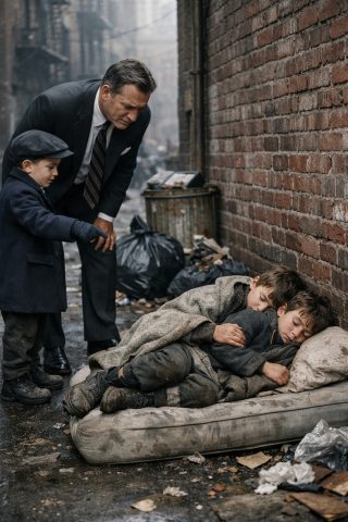 “¡PAPÁ, ESOS NIÑOS EN LA BASURA SON IGUALES A MÍ!” NIÑO IMPACTA A MILLONARIO…