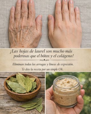 Hoja de Laurel: El Secreto Natural para una Piel Joven y Sin Arrugas ✨