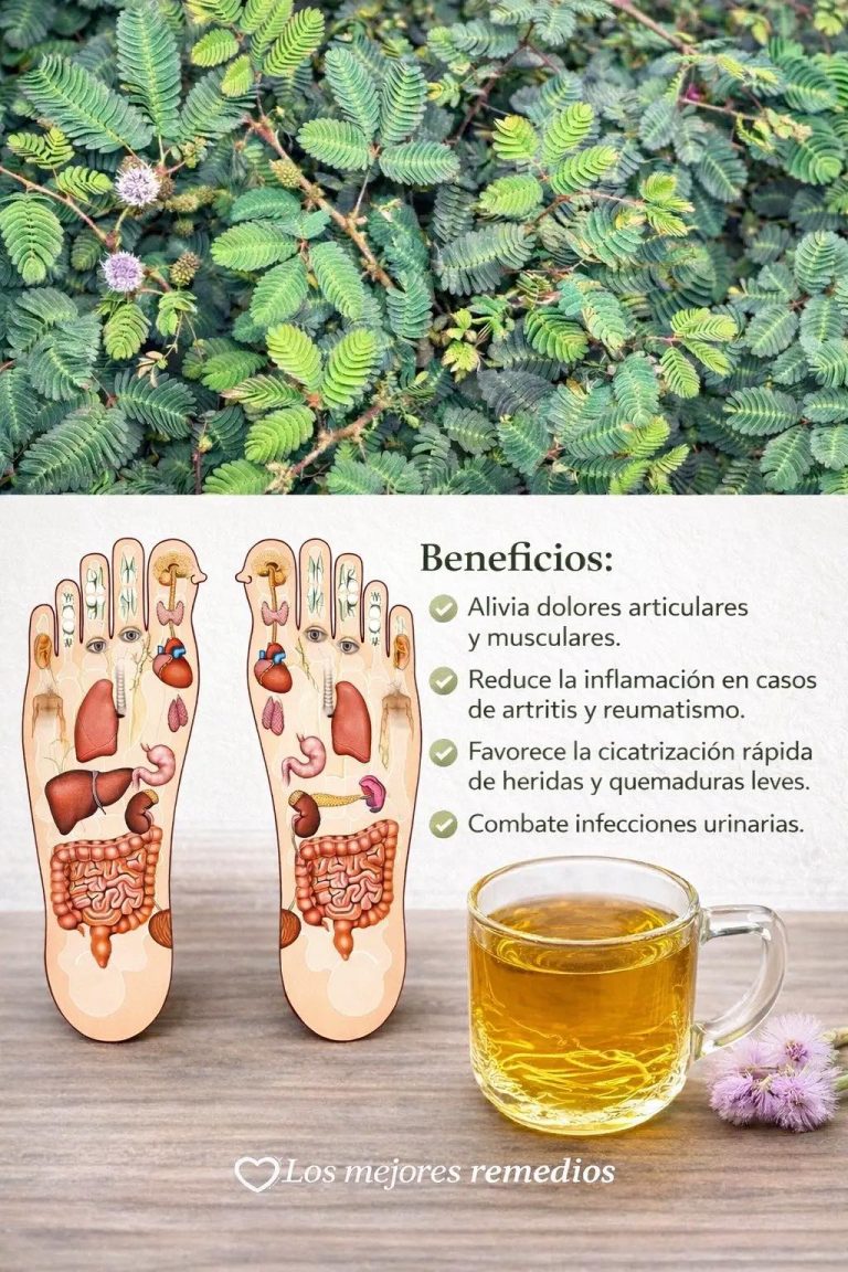 Mimosa pudica: la planta sensitiva que alivia dolores y desintoxica el cuerpo