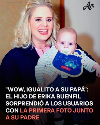 El hijo de Erika Buenfil sorprendió a usuarios con la primera foto junto a su padre – Cómo es su relación ahora