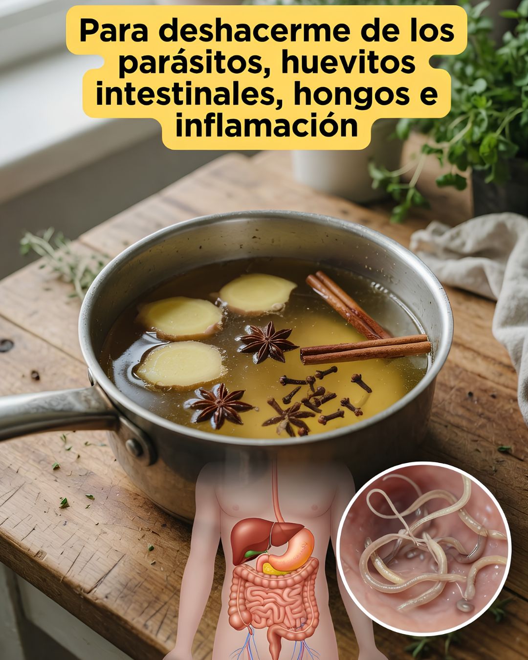 ¡La Infusión Natural que Limpia tu Cuerpo: Elimina Parásitos, Hongos e Inflamación con el Poder de la Naturaleza!