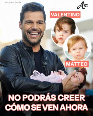 Los hijos gemelos de Ricky Martin deslumbran por su belleza – Fans dicen que se parecen mucho a su supuesta madre en nuevas fotos
