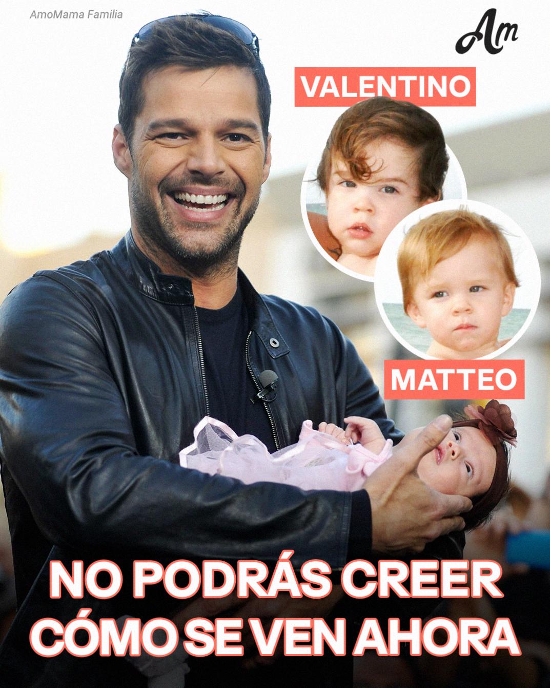 Los hijos gemelos de Ricky Martin deslumbran por su belleza – Fans dicen que se parecen mucho a su supuesta madre en nuevas fotos