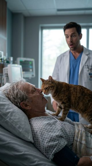 Un GATO CALLEJERO se COLÓ en la habitación del billonario en coma… y LO QUE OCURRIÓ DESPUÉS FUE UN MILAGRO QUE NI LOS MÉDICOS PUEDEN EXPLICAR…😲💔