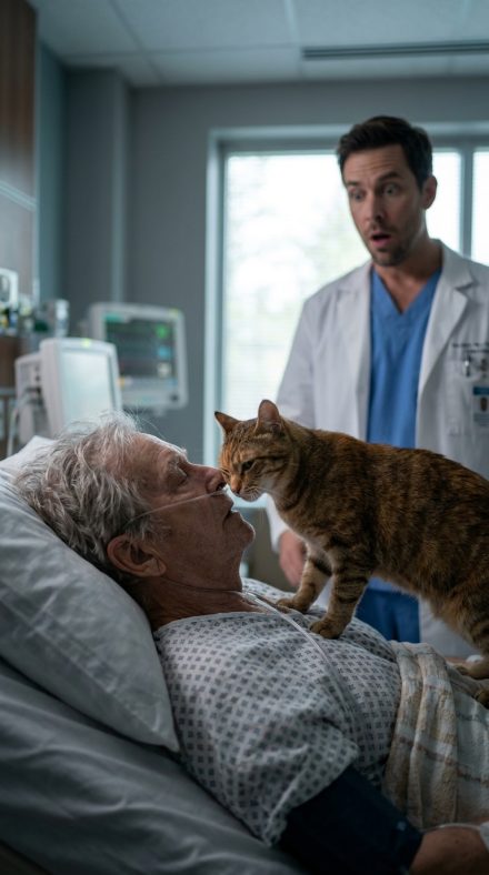 Un GATO CALLEJERO se COLÓ en la habitación del billonario en coma… y LO QUE OCURRIÓ DESPUÉS FUE UN MILAGRO QUE NI LOS MÉDICOS PUEDEN EXPLICAR…😲💔