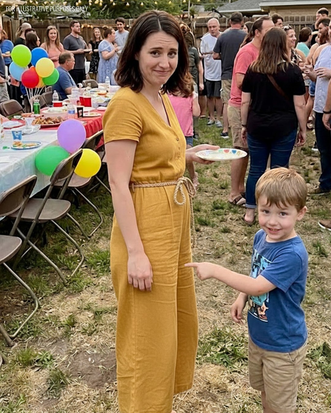 Mi hijo de 4 años señaló a mi mejor amiga y se rio: “Papá está ahí” – Me reí hasta que vi lo que estaba señalando