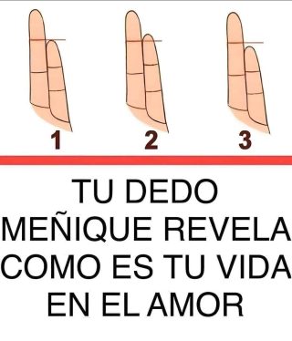 ¿Cómo es tu dedo meñique? Descubre que piensas del Amor