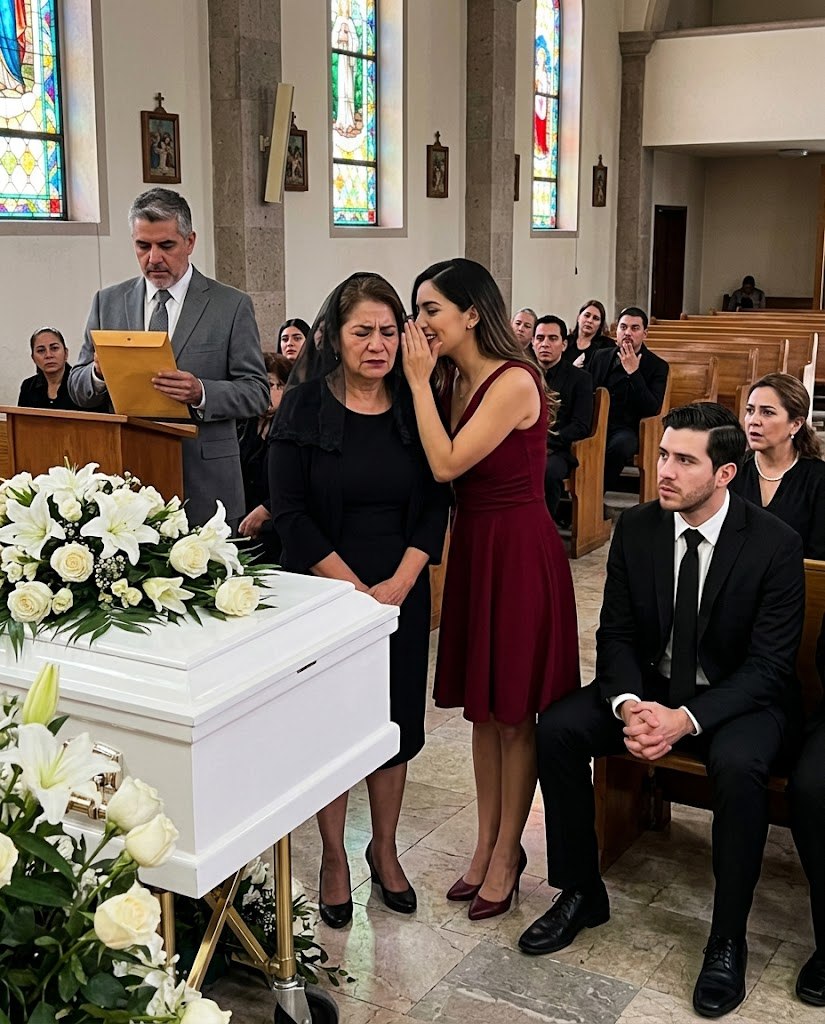 La amante sonrió en el funeral… hasta que abrieron el testamento