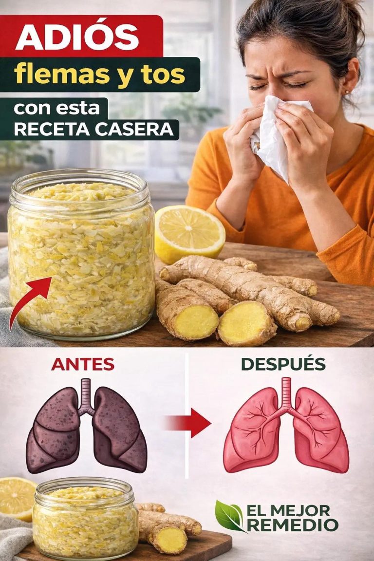 Quita la flema de los pulmones y alivia tos, sinusitis y garganta