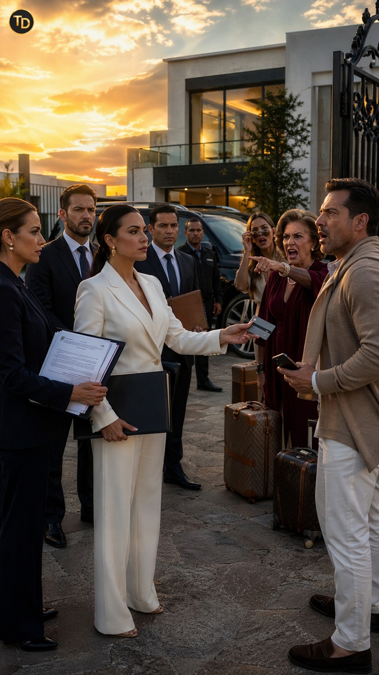 Mi esposo me robó la tarjeta platinum para llevarse de viaje a sus padres. Cuando la cancelé, me gritó: “¡Reactívala ahora mismo o me divorcio de ti!”, y su madre juró que me echaría de la casa… Yo solo me reí.