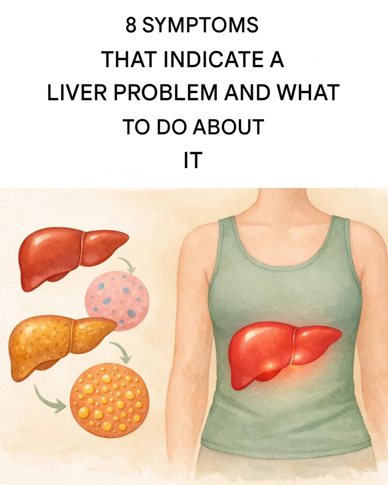 8 symptoms that indicate a liver problem and what to do to recognize and treat them ➡️ I’ll explain here: