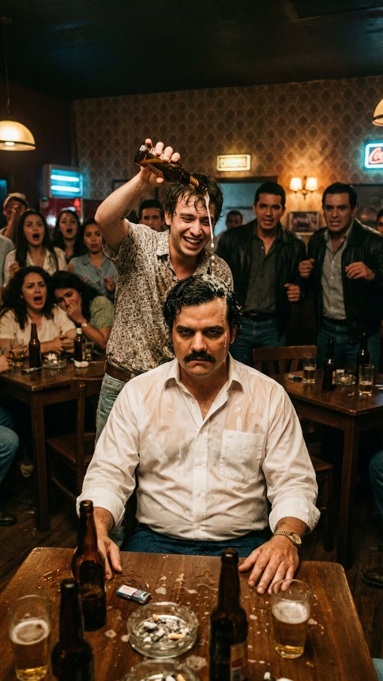 Le Derramó una Cerveza en la Cabeza a Pablo Escobar: Lo que Pasó Después Nunca lo Olvidará