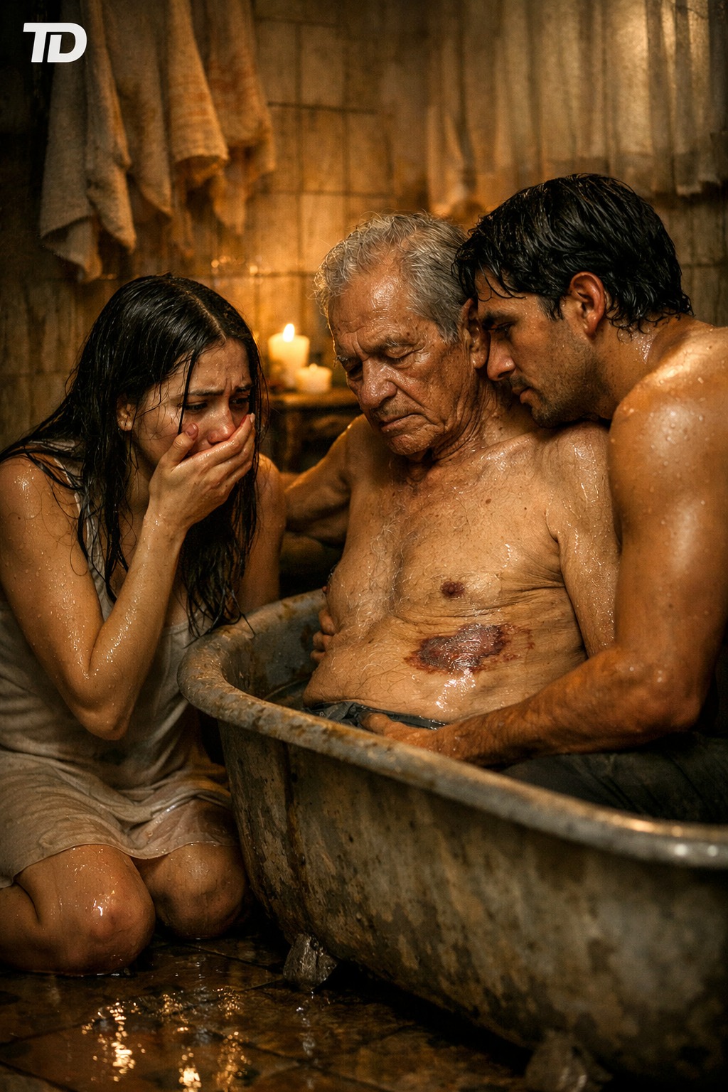 La vez que bañé a mi suegro paralizado a escondidas de mi esposo… y al descubrir una marca en su cuerpo, caí de rodillas al comprender el secreto de mi pasado