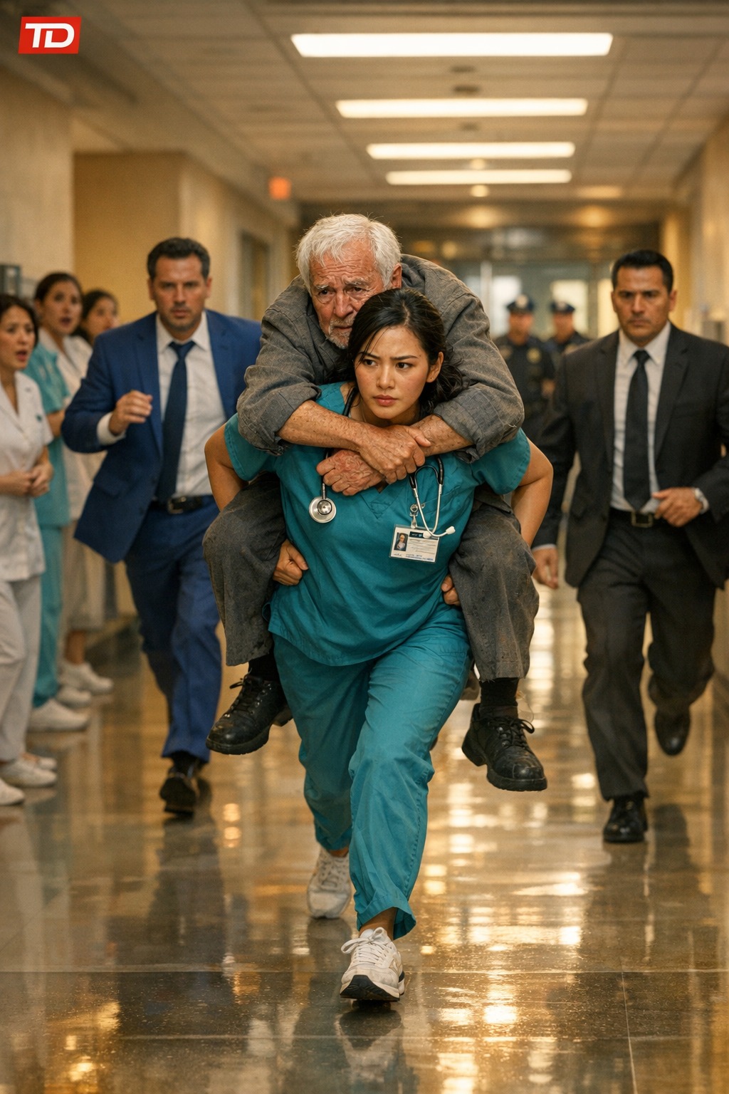 TODOS SE ALEJARON DEL ANCIANO INDIGENTE… PERO UNA MUJER EMBARAZADA HIZO LO INESPERADO