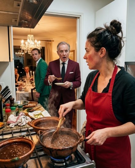 Su esposo la escondió en la cocina para no pasar vergüenza, pero un solo bocado de su comida cambió el destino de ambos para siempre.