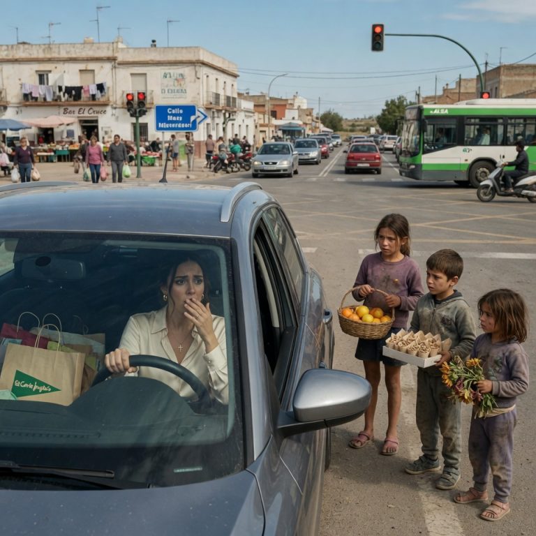 Volví de España con regalos para mis 3 hijos y los encontré pidiendo limosna en un semáforo de Puebla… la mujer que juró cuidarlos terminó pagando todo frente a un juez