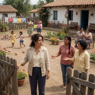Mi esposo murió y heredé el rancho que me prohibió visitar; al abrir la puerta encontré mujeres escondidas, fotos de niñas y una amenaza que decía: “Deja de proteger lo que no te pertenece”.