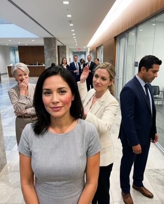 La abofeteó en el tribunal… y no sabía quién era