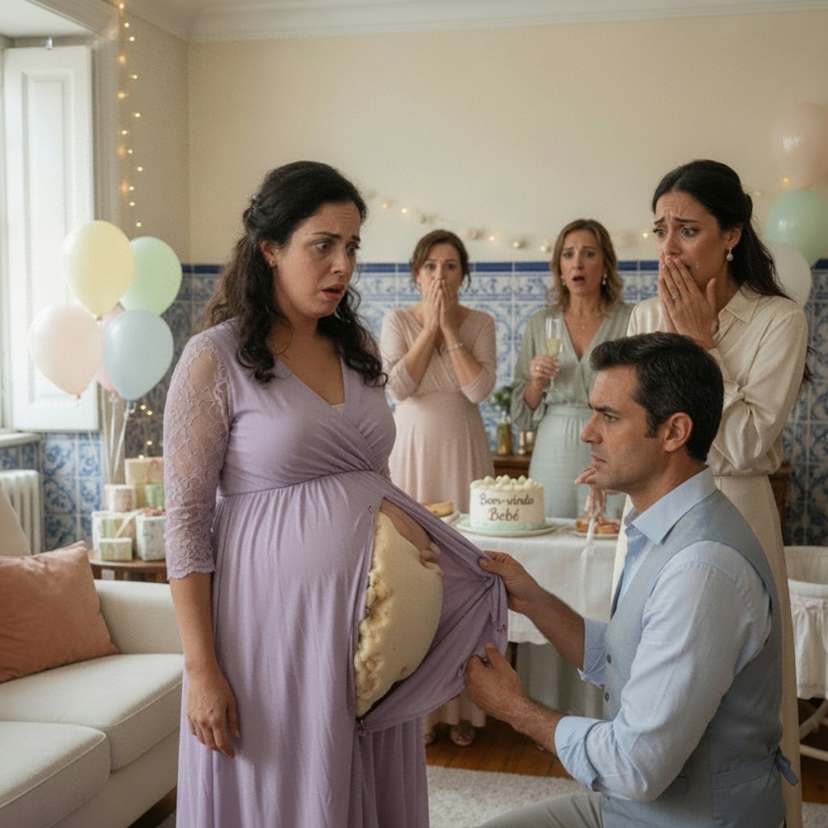 En pleno baby shower, mi esposo arruinó la fiesta con un golpe brutal… pero ese golpe destapó una mentira de $30,000 y un plan aterrador