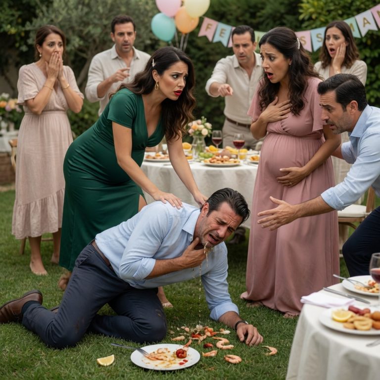 “Solo quería empezar de nuevo”, dijo mi cuñada mientras me entregaba comida en la fiesta familiar; nadie imaginó que ese gesto acabaría con ambulancia, policía y un matrimonio destruido…