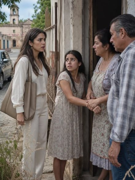 Volví al pueblo para humillar a mis padres por echarme embarazada, pero la muchacha que abrió la puerta tenía mi misma cara.