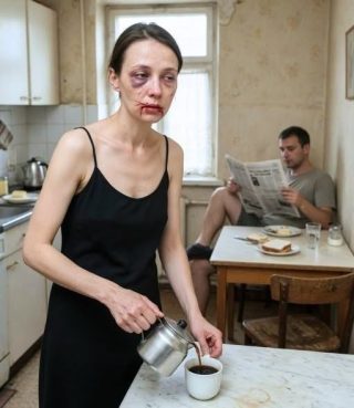 Mi esposo me destrozó la cara; al día siguiente, el desayuno fue mi venganza silenciosa…-
