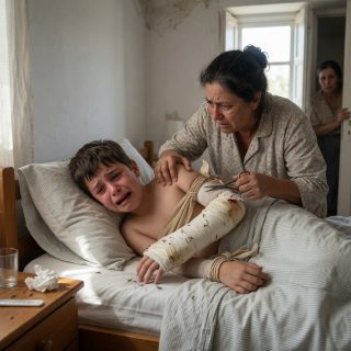 “Córtame el brazo”, suplicó el niño entre fiebre y lágrimas; nadie le creyó, hasta que la mujer que lo cuidaba decidió romper el yeso sin permiso