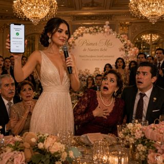 Fiesta de primer mes de mi hijo. Mi suegra me exigió 100 mil pesos como pago por haberme “cuidado” durante los días posteriores al parto. Acepté y le transferí el dinero de inmediato. Después, anuncié cuatro cosas que hicieron que ella y su hijo se arrodillaran, aterrados, suplicándome perdón… pero ya era demasiado tarde.