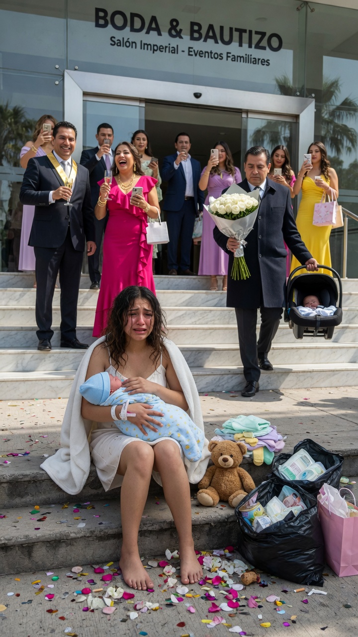 “La casa ya es de mi mamá”: Su esposo la echó descalza del hospital con su recién nacido para robarle su patrimonio, pero cometió 1 fatal error que lo llevó a la ruina absoluta.