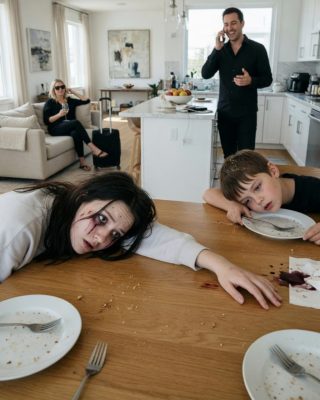 Mi marido cocinó la cena, y justo después de que mi hijo y yo comimos, colapsamos.-olweny