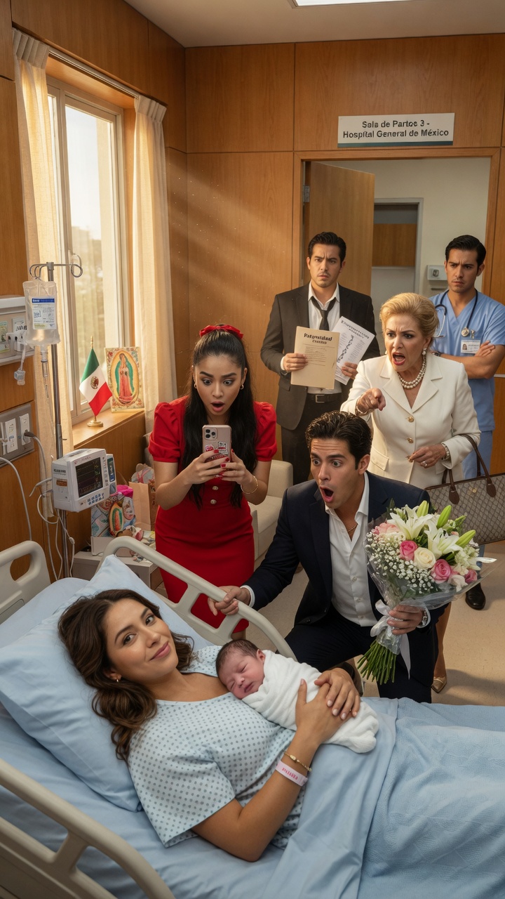 Acababa de dar a luz y mi esposo me dijo: Vete sola, me voy a celebrar con mi familia; cuando bloqueé sus tarjetas y apagué su camioneta, regresó llorando al hospital sin imaginar que yo tenía las pruebas de todas sus traiciones.