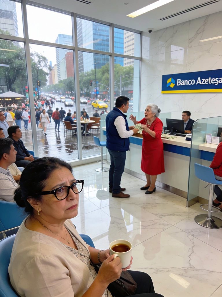 Mi esposo y mi suegra comenzaron a gritarse en plena sucursal bancaria mientras decidían cómo repartirse los diez millones de pesos de mi herencia…