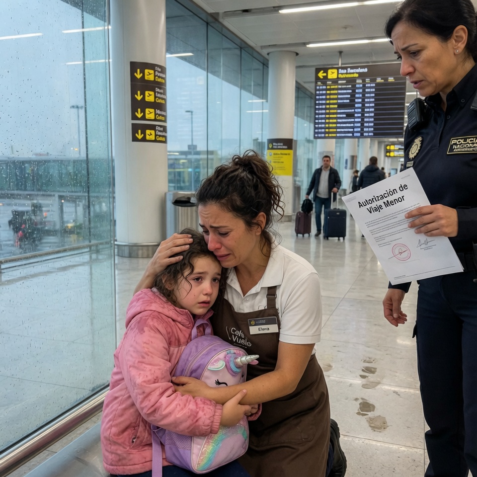 Una niña de siete años fue abandonada en el aeropuerto por su propia familia, y el mensaje que recibió su madre decía: “Ven por ella y no hagas dramas”