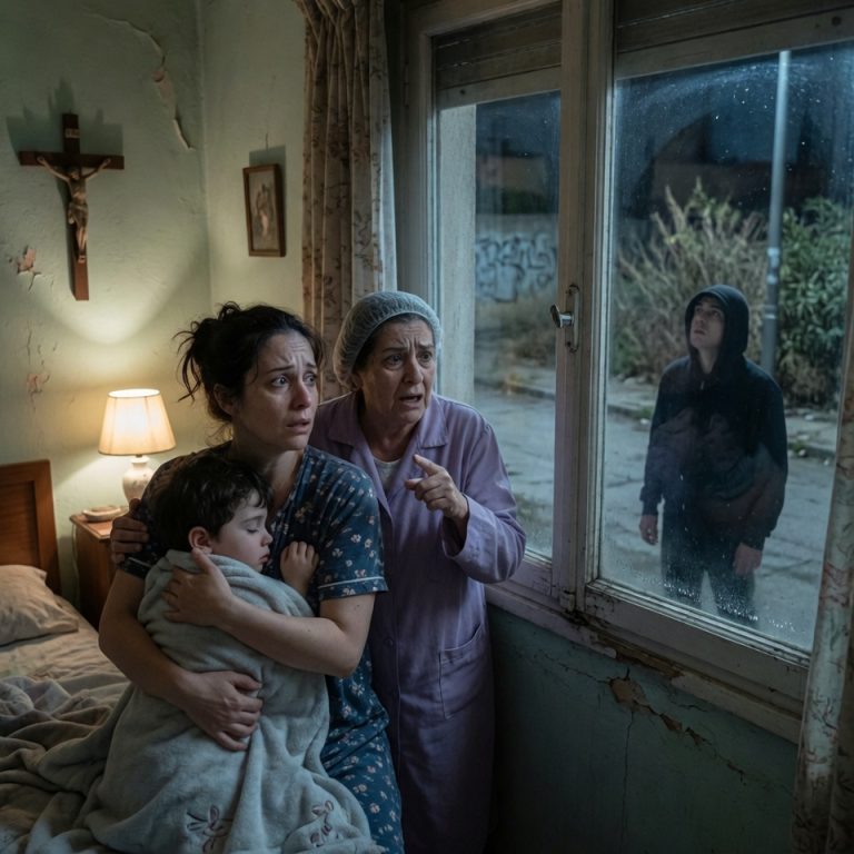 Una vecina pidió ver la casa a las dos de la mañana y la madre obedeció sin entender nada; desde una ventana vio a un hombre mirando fijamente el cuarto de su hijo
