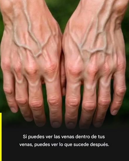 Si tus venas son visibles, significa que estás… Ver más