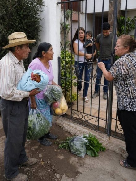 MIS PADRES LLEGARON DESDE PUEBLA CON VERDURAS RECIÉN CORTADAS Y UN POLLO DE RANCHO…