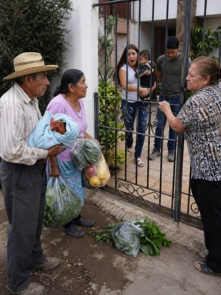 MIS PADRES LLEGARON DESDE PUEBLA CON VERDURAS RECIÉN CORTADAS Y UN POLLO DE RANCHO…