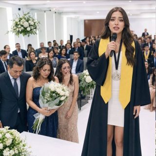 Sus padres le dijeron “contigo sería tirar el dinero” y pagaron la universidad de su hermana; años después, frente a miles de personas, ella subió al escenario con una beca dorada y los obligó a mirarla por primera vez, sin poder esconder su vergüenza