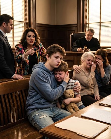 A los 14 años, crió solo a su hermanito… pero su madre apareció en la audiencia de custodia y el motivo de su regreso congeló a todo el tribunal