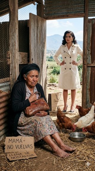 “¡Vete a vivir con las gallinas, vieja mantenida!” Mi única hija me echó a la calle al enviudar y se quedó con todos los millones. Me condenó a vivir en una cabaña podrida en la sierra, sin imaginar la magistral trampa que su propio padre le había tendido y el secreto multimillonario que pronto la haría regresar de rodillas.