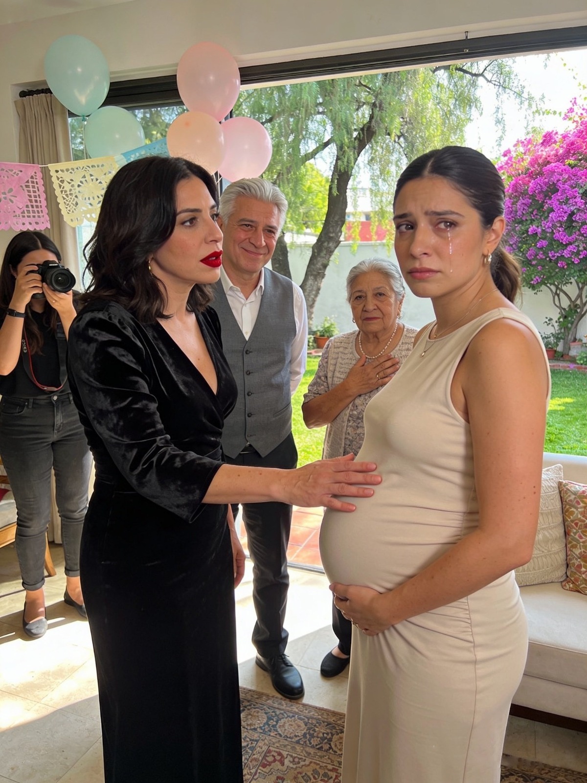 Mi madre me llamó puta en mi propio baby shower