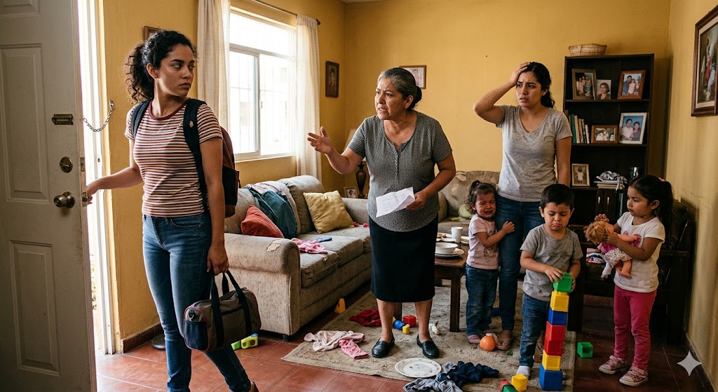 “MI MAMÁ ME ECHÓ DE CASA POR NO PAGAR RENTA… PERO CUANDO DEJÉ DE CUIDAR GRATIS A LOS HIJOS DE MI HERMANA, TODA LA FAMILIA SE VINO ABAJO”