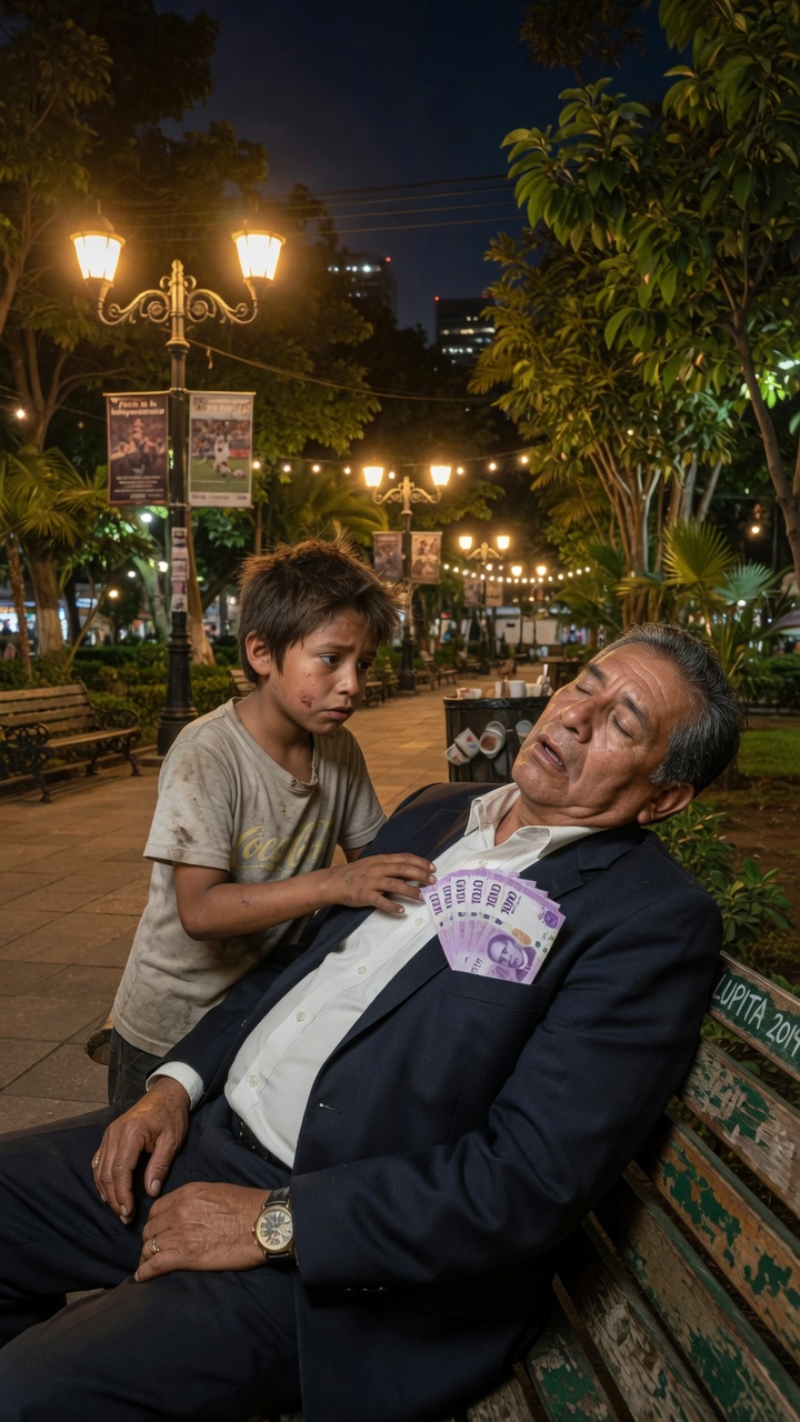 Un Millonario Fingió Dormir Para Humillar A Un Niño De La Calle, Pero Lo Que El Pequeño Hizo En La Oscuridad Lo Hizo Llorar De Vergüenza