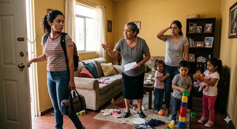 “MI MAMÁ ME ECHÓ DE CASA POR NO PAGAR RENTA… PERO CUANDO DEJÉ DE CUIDAR GRATIS A LOS HIJOS DE MI HERMANA, TODA LA FAMILIA SE VINO ABAJO”