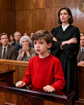 Mi hijo adoptivo nunca pronunció una sola palabra, hasta que el juez le hizo esta pregunta. Lo que dijo dejó a la sala en silencio.