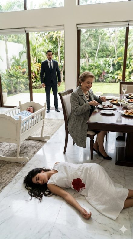 Mi esposa se desmayó del cansancio mientras mi madre seguía comiendo y la llamó dramática, pero lo que descubrí en las cámaras destruyó a nuestra familia para siempre.