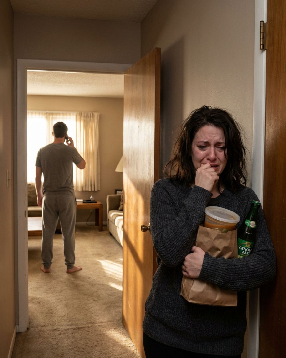 Volví a casa en mi hora de comida para cuidar a mi esposo “enfermo”… pero lo escuché planeando cómo quitarme la casa, vaciar mi cuenta bancaria y dejarme sin nada “Antes del viernes, Mariana no debe sospechar que voy a quitarle la casa, la cuenta y todo lo que tiene.”